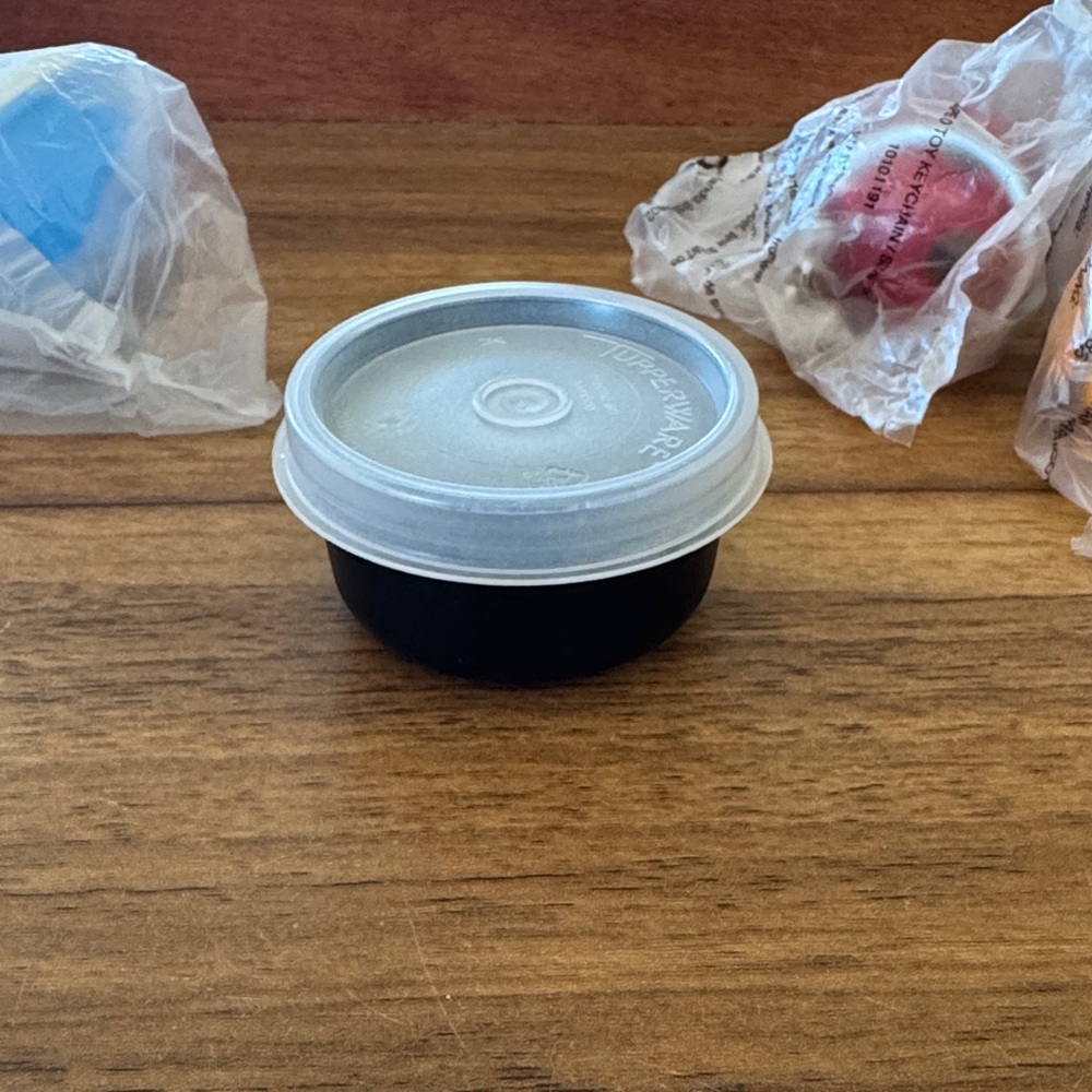 Tupperware Mini Containers Key Holders Set of Three With Free Mini Container - Picture 6 of 6